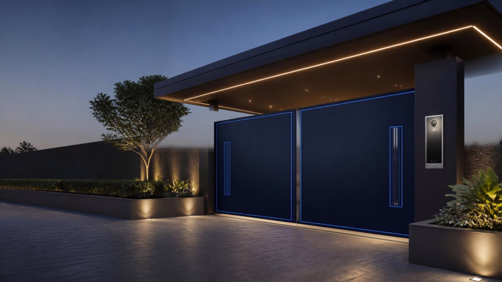 Automated residential swing gate
